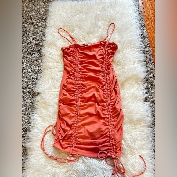 iris Dresses & Skirts - Runched Coral pink dress